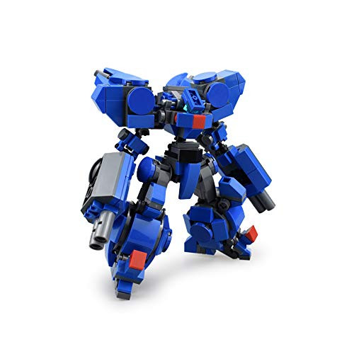 LogMech Original Series Blue Gustav MOC Frame Mech Building Blocks Robot 384 Bricks Compatible with Lego Set