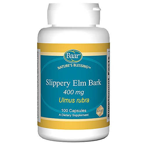 Nature s Blessing Slippery Elm Bark  400 mg  Capsules - 100 Count