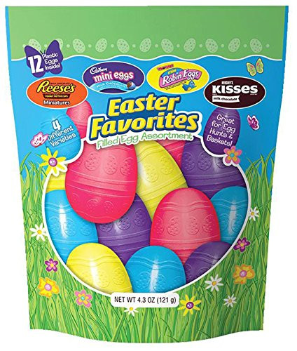 Hershey s  Easter Chocolate Filled Plastic Egg Assortment  4-3 oz