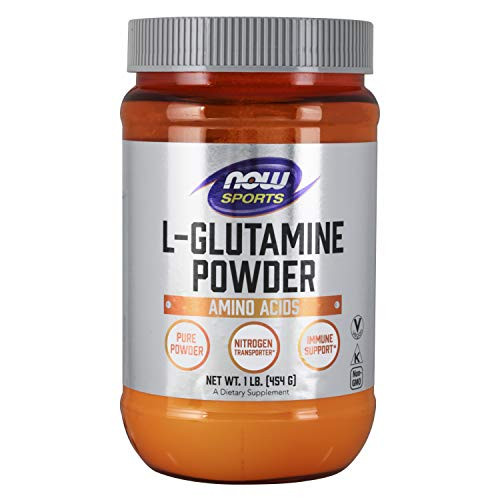 NOW Sports Nutrition L-Glutamine Pure Powder Nitrogen Transporter* Amino Acid 1-Pound NOW Sports Nutrition L-Glutamine Pure Powder Nitrogen Transporter* Amino Acid 1-Pound