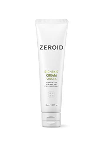 ZEROID Richenic Cream Urea 5  Intensive Care for Severe Dry   Disordered Skin 60 mL
