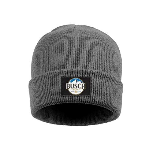 XIANGXIXI0 Man s Womens Busch Beer Logo Beanie Hats Stretchy Knit Cap Suitable for Winter Running XIANGXIXI0 Man s Womens Busch Beer Logo Beanie Hats Stretchy Knit Cap Suitable for Winter Running