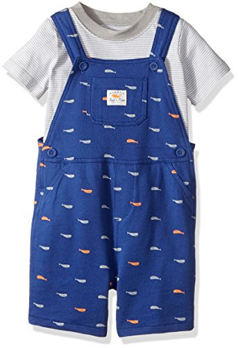 Carter s Baby Boys  2 Piece Shortall Set 121g348  Navy  9 Months
