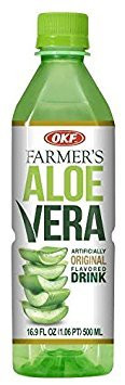 OKF Aloe Vera Drink in 16-9 Ounce Bottles Original  6 Pack