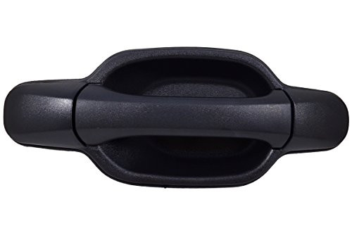 PT Auto Warehouse GM-3561A-FRK - Outside Exterior Outer Door Handle  Textured Black - without Keyhole  Passenger Side Front