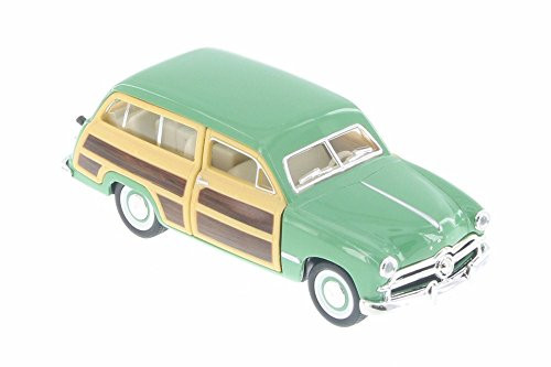 Kinsmart 1949 Ford Woody Wagon  Light Green 5402D - 1-40 Scale Diecast Model Toy Car but NO Box