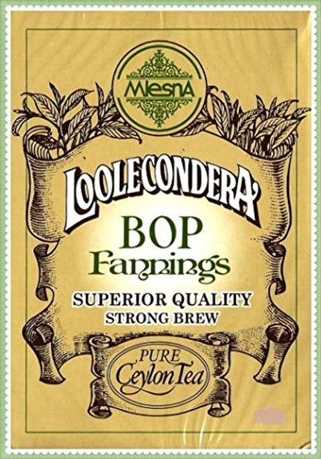 Mlesna Loolecondera BOP Fannings Strong brew Pure Ceylon Black Tea 200g  7-05 OZ