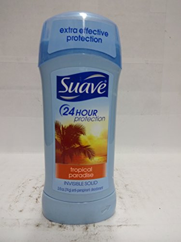 Suave Deodorant 2-6 Ounce 24Hr Tropic Paradise Invis- Solid 76ml 6 Pack