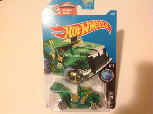 Hot Wheels 2016 X-Raycers Rig Storm 12-250  Green Treasure Hunt