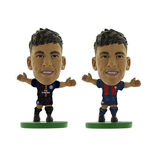 SoccerStarz Neymar - Paris Saint Germain PSG   Barcelona Combo Pack Set of 2