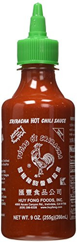 Huy Fong  Sriracha Hot Chili Sauce  9 Ounce Bottlepack of 6