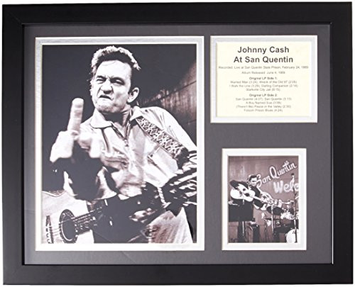 Legends Never Die Johnny Cash at San Quentin Framed Photo Collage, 11x14-Inch Legends Never Die Johnny Cash at San Quentin Framed Photo Collage, 11x14-Inch