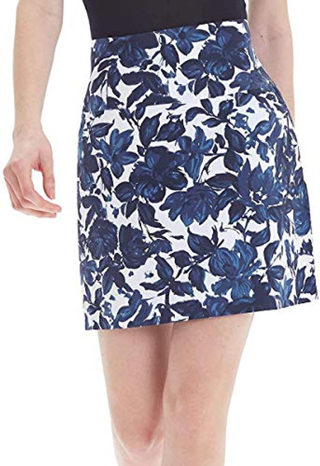 SC CO Women s Comfortable Stretch Double Wraparound Skort  Variety Blues  Small