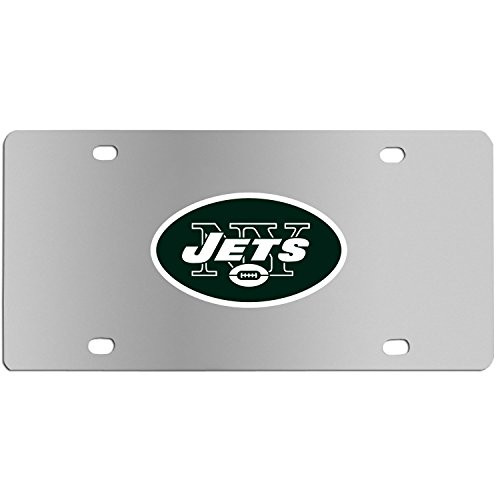 Siskiyou NFL New York Jets Steel License Plate with Digital Graphics Siskiyou NFL New York Jets Steel License Plate with Digital Graphics