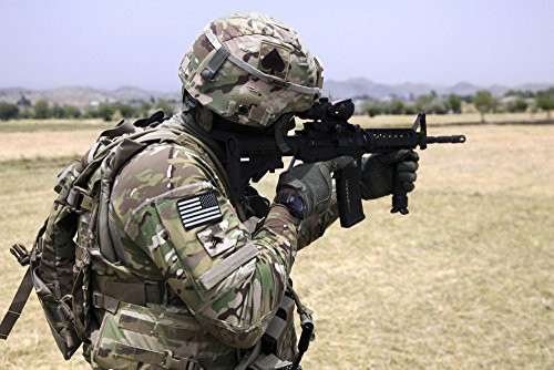 Posterazzi June 6 2013-U-S- Army soldier pulls security in Khowst province Afghanistan- Poster Print  17 x 11