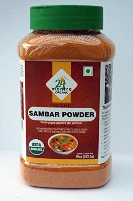 Organic Sambar Powder USDA Certified Organic EU Certified Organic Pesticides Free Adulteration Free Sodium Free - 10 Oz - 24 Mantra Organic Organic Sambar Powder USDA Certified Organic EU Certified Organic Pesticides Free Adulteration Free Sodium Free - 10 Oz - 24 Mantra Organic