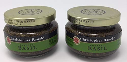 Christopher Ranch Chopped Basil 4-25 oz Pack of 2