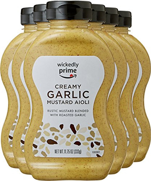Wickedly Prime Mustard Garlic Aioli 11-75 Ounce Pack of 6 Wickedly Prime Mustard Garlic Aioli 11-75 Ounce Pack of 6