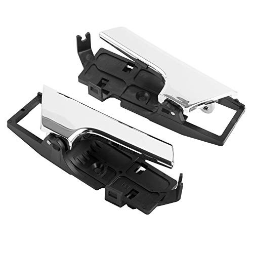 NPAUTO Interior Inside Door Handle Replacement for Chevy Aveo 2007 2008 2009 2010 2011  Pontiac G3 Wave  Chrome Front Rear Left Right Driver Passenger Side Pair
