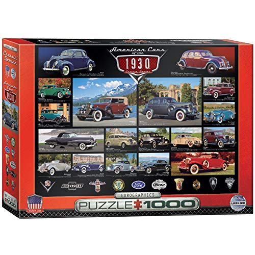 EuroGraphics 1930 s Cruisin  Classics Jigsaw Puzzle 1000-Piece