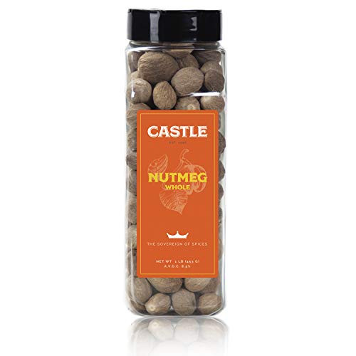 Castle Foods   WHOLE NUTMEG  16 oz Premium Restaurant Quality