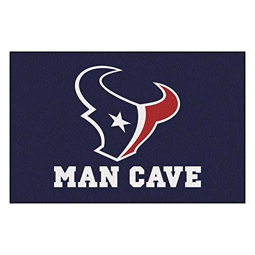 FANMATS 14309 NFL Houston Texans Nylon Universal Man Cave Starter Rug