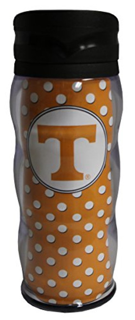 Whirley NCAA Tennessee Volunteers 20oz Polka Dot Curve Tumbler Whirley NCAA Tennessee Volunteers 20oz Polka Dot Curve Tumbler