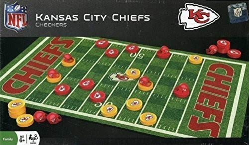 MasterPieces NFL Kansas City Chiefs Checkers Board Game