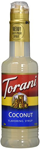 Torani Coconut Syrup 12-7 Fl Oz Pack of 4