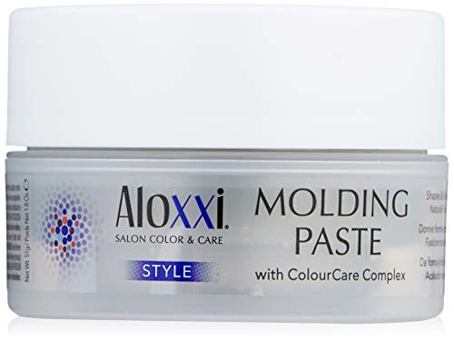 ALOXXI Molding Paste for Pliability Hold Natural Finish - Combination of Cream Paste Wax - Hair Styling Clay with Candelilla Wax Shea Butter - Safe for Color Treated Hair 1-8 Oz ALOXXI Molding Paste for Pliability Hold Natural Finish - Combination of Cream Paste Wax - Hair Styling Clay with Candelilla Wax Shea Butter - Safe for Color Treated Hair 1-8 Oz