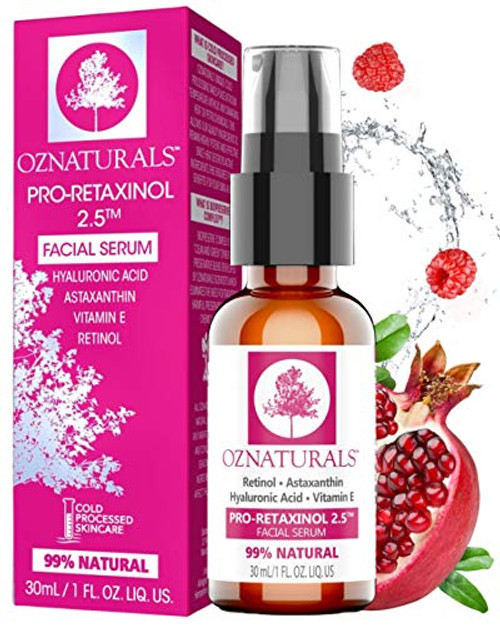OZNaturals Anti Aging Retinol Serum - Collagen Boosting Face Serum Dark Spot Remover For Face - Best Anti Aging Serum with Hyaluronic Acid and Vitamin E to Reduce Wrinkles Fine Lines Sun Damage - 1 Fl Oz OZNaturals Anti Aging Retinol Serum - Collagen Boosting Face Serum Dark Spot Remover For Face - Best Anti Aging Serum with Hyaluronic Acid and Vitamin E to Reduce Wrinkles Fine Lines Sun Damage - 1 Fl Oz