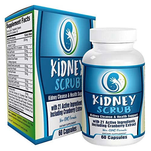 All-in-1 Kidney Cleanse Supplement - Kidney Support Supplements for Better Kidney Health - Kidney Detox - 60 Capsules