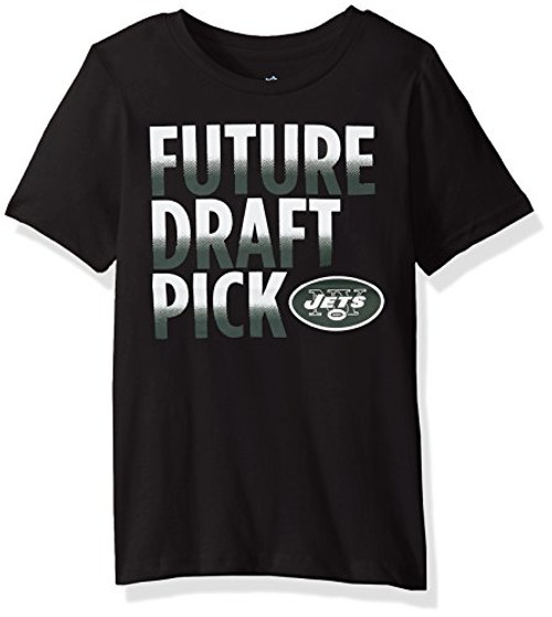 NFL Boys 4-7 Future Draft Pick Short Sleeve Tee-Black-M5-6 New York Jets NFL Boys 4-7 Future Draft Pick Short Sleeve Tee-Black-M5-6 New York Jets