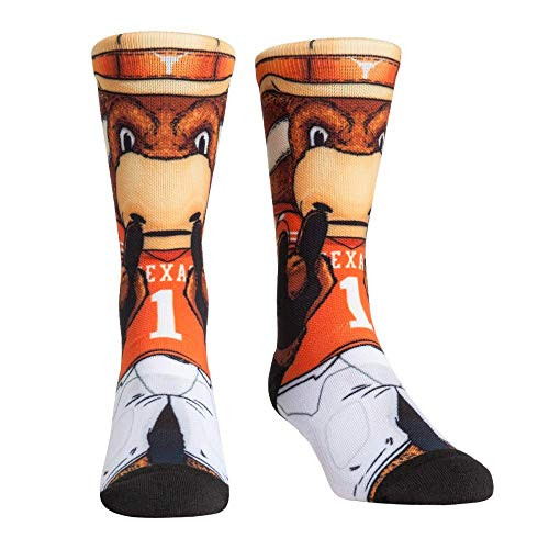 NCAA Super Premium College Fan Socks L-XL Texas Longhorns - Mascot NCAA Super Premium College Fan Socks L-XL Texas Longhorns - Mascot