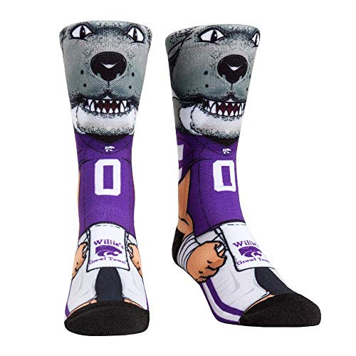 NCAA Super Premium College Fan Socks L-XL Kansas State Wildcats - Mascot NCAA Super Premium College Fan Socks L-XL Kansas State Wildcats - Mascot