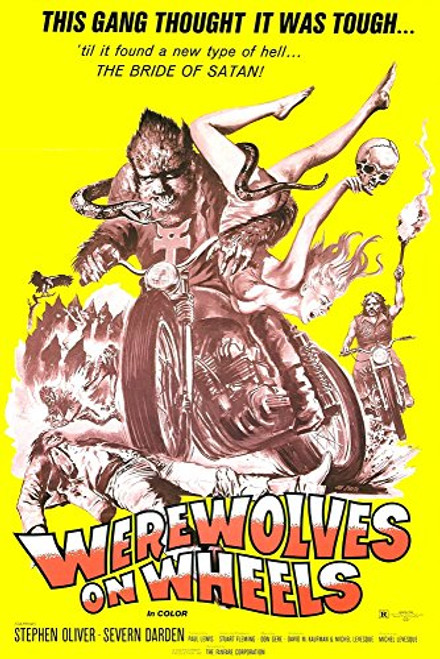 Werewolves On Wheels Poster 1971 Movie Poster Masterprint 11 x 17