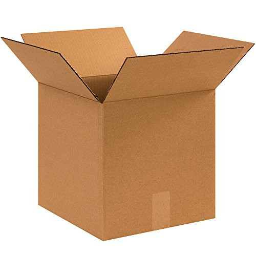 BOX USA B121212 Corrugated Boxes  12 L x 12 W x 12 H  Kraft Pack of 25