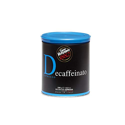 Caffe Vergnano Decaf Espresso Roast - 8-8 oz- - 250g Can