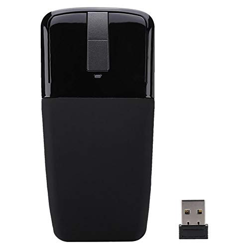 Wireless Arc Mouse  Touch Thin Optical Mouse with Receive 1600DPI Folding Mouse Mice for PC Laptop