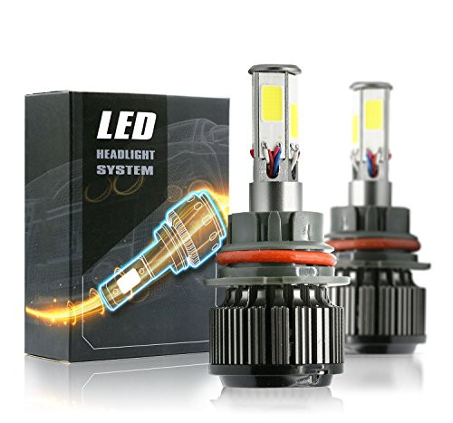 120W 12000LM LED Headlight High/Low Beam Fog DRL Conversion Kit Light Bulbs 6000K White 3 Year Warranty (9007)