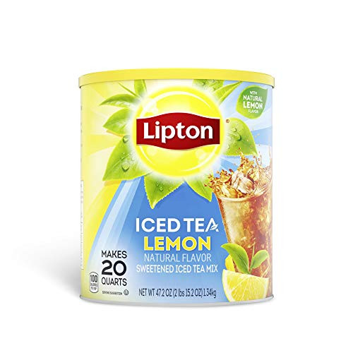 Lipton Black Iced Tea Mix  Lemon  50-3 Oz