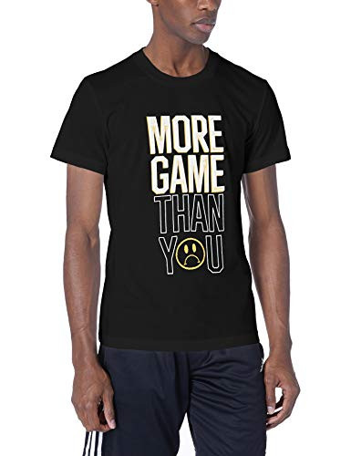 adidas Men s More Game Than Graphic Tee  Black  Large