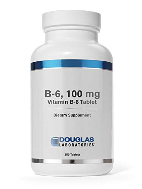 Douglas Laboratories - B-6-100 mg- Vitamin B6 to Support Energy Production Metabolism and Normal Nervous System Function - 250 Tablets Douglas Laboratories - B-6-100 mg- Vitamin B6 to Support Energy Production Metabolism and Normal Nervous System Function - 250 Tablets