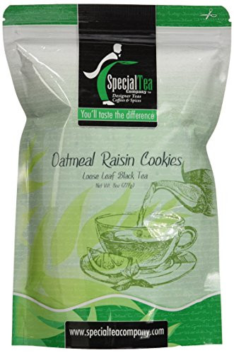 Special Tea Oatmeal Raisin Cookies Loose Leaf Black Tea  8 Ounce