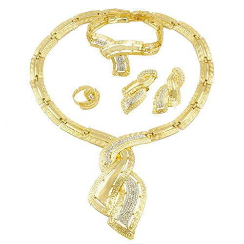 liffly Fashion African Dubai Gold Jewelry Nigerian Crystal Necklace Hoop Earrings Women Italian Bridal Jewelry Sets Wedding Accessories liffly Fashion African Dubai Gold Jewelry Nigerian Crystal Necklace Hoop Earrings Women Italian Bridal Jewelry Sets Wedding Accessories