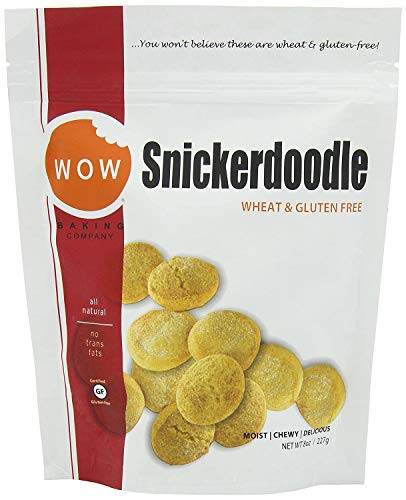 WOW Baking Company Snickerdoodle Cookies Gluten Free -- 8 oz Each - Pack of 2