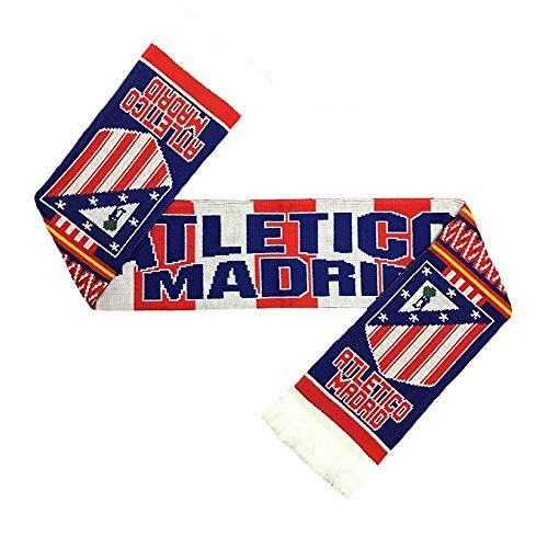 Atletico Madrid Soccer Fan Scarf Premium Acrylic Knit Atletico Madrid Soccer Fan Scarf Premium Acrylic Knit