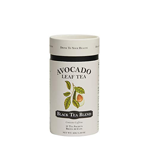 Avocado Leaf Tea  Black Tea  Organic Herbal Tea  Cold Brew or Hot Tea - 100  All Natural Healthy Tea and Immune Boosting Antioxidant Exotic Tea - 15 Tea Bags  30 Servings