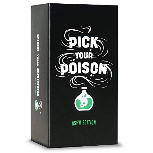 Hausger Pick Your Poison Card Game  The What Would You Rather Do?Card Game for Party Game Families  Super Fun Hilarious for Family Party Game Night NSFW Edition