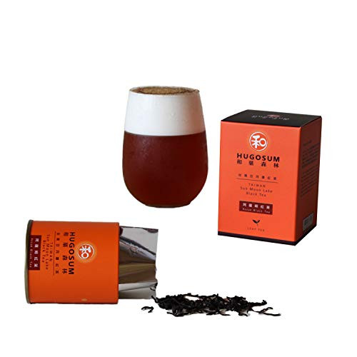 Hugosum Taiwan Assam Black Tea  1-06oz Classic Taste-Loose Leaf Tin with Natural Malty   Rich Flavor  Single Origin Taiwan Sun Moon Lake Premium Golden Black Tea